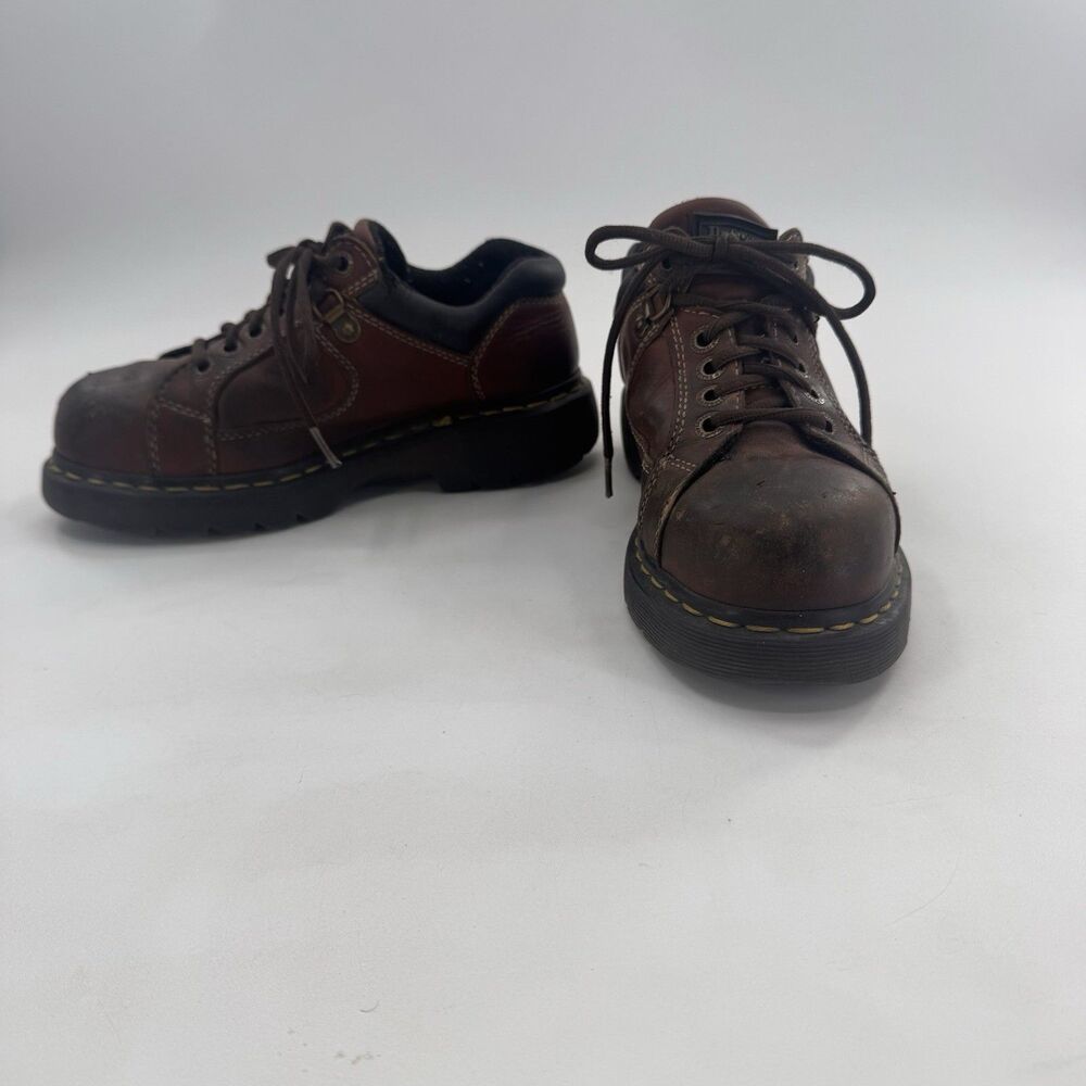Dr. Martens Work Shoes Low Boots Steel Toe  Industrial Brown Men’s 6 Woman’s 7